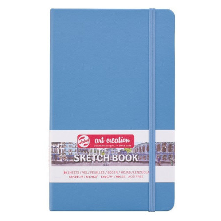 CARNET DE CROQUIS 13X21CM BLEU LAC