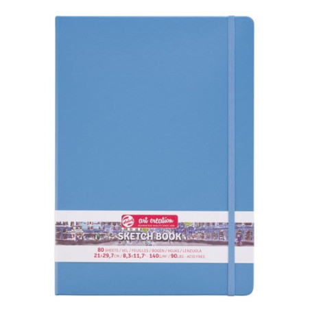 CARNET DE CROQUIS 21X29,7CM BLEU LAC