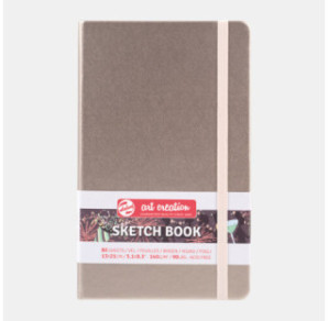 CARNET DE CROQUIS 13X21CM BRUN