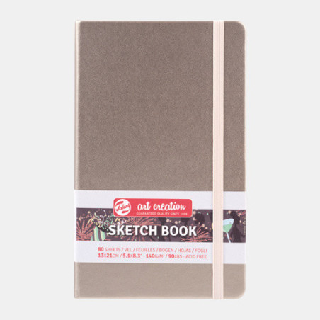 CARNET DE CROQUIS 13X21CM BRUN