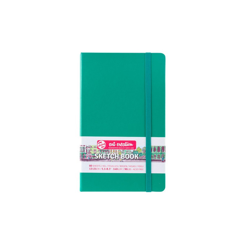 CARNET DE CROQUIS 13X21CM VERT FORÊT