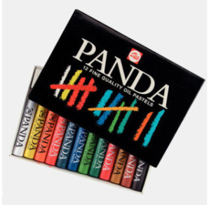 PASTELS A L'HUILE TALENS PANDA 12PCS