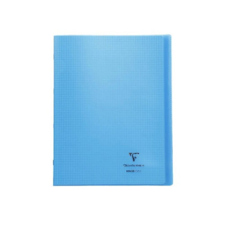 CAHIER CLAIREF. PP PIQ. A4++ QUAD.+M  48FLS BLEU
