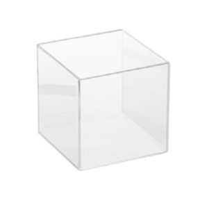 POT DE PRESENTATION PLEXIROM 120X120X100MM
