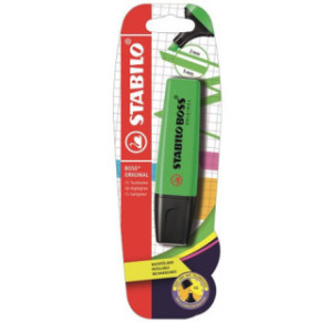 SURLIGNEUR STABILO BOSS VERT BLISTER
