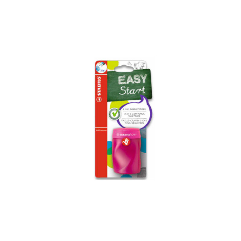 TAILLE-CRAYONS STABILO 3 EN 1 EASY DROIT. BLISTER