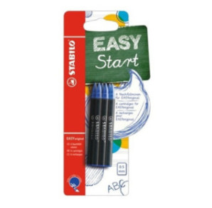 ROLLER STABILO'S MOVE REFILL BLEU MEDIUM 6PCS BLISTER