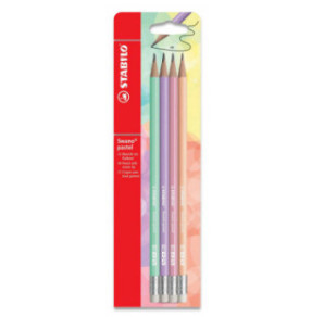 CRAYON NOIR STABILO SWANO HB 4PCS