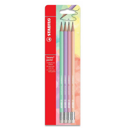 CRAYON NOIR STABILO SWANO HB 4PCS