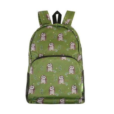 SAC A DOS ECOCHIC TAWNY OWL GREEN