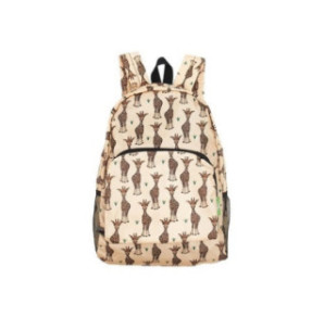 SAC A DOS ECOCHIC GIRAFFE BEIGE