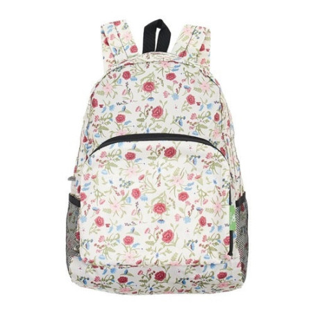 SAC A DOS ECOCHIC FLORAL BEIGE