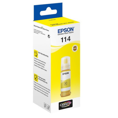 CARTOUCHE IMP. EPSON ECOTANK 114 JAUNE