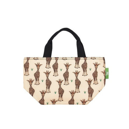 SAC A DEJEUNER ECOCHIC GIRAFFES BEIGE