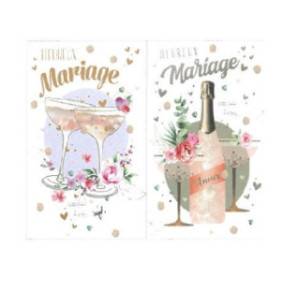 CARTE VOEUX MARIAGE FRANCAIS