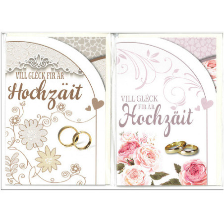 CARTE VOEUX MARIAGE LUXBG.