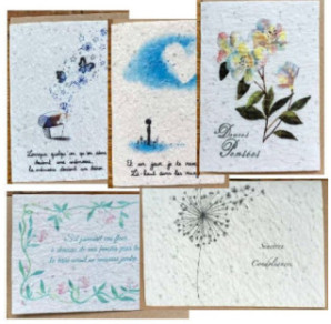 CARTE A PLANTER DECES ASS.