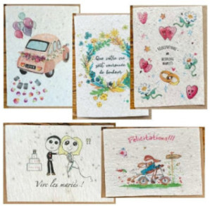 CARTE A PLANTER MARIAGE ASS.