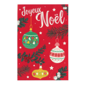 CARTE VOEUX JOYEUX NOEL / BONNE ANNEE FRANCAIS
