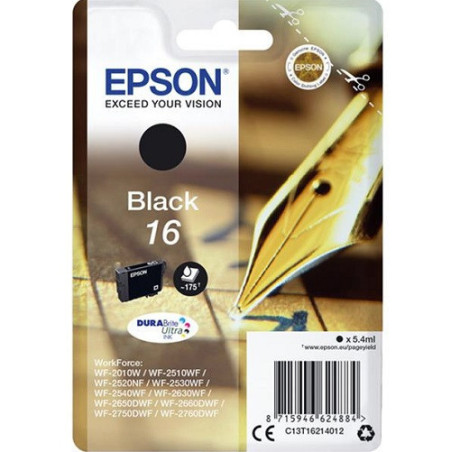 CARTOUCHE IMP. EPSON T16XL NOIR
