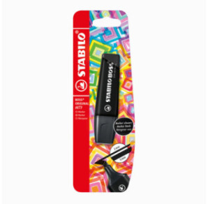 SURLIGNEUR STABILO BOSS NOIR BLISTER
