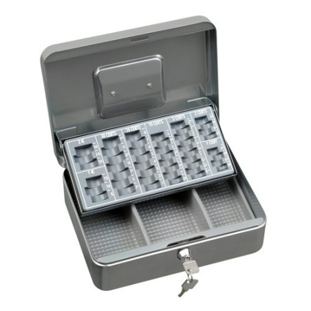 CAISSE MONNAIE JPC MONNAYEUR GRIS METAL