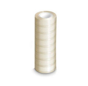 RUBAN ADHESIF 19MMX33M TRANSP. JPC 8PCS