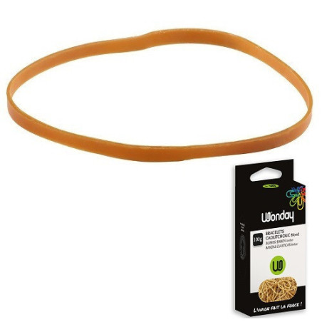 ELASTIQUES 150X6MM 100G BOITE WONDAY