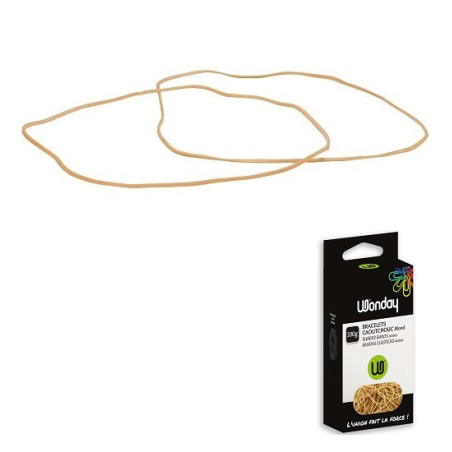 ELASTIQUES 200X1,8MM 100G BOITE WONDAY