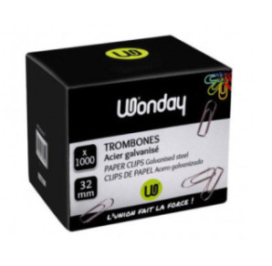 ATTACHE-LETTRES 32MM 1000PCS WONDAY