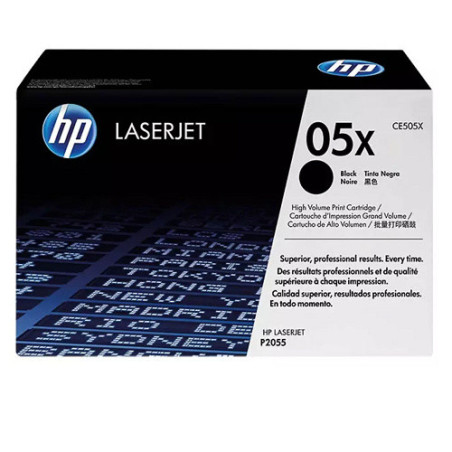 CARTOUCHE IMP. HP 05X LJP2055 NOIR 6500P.