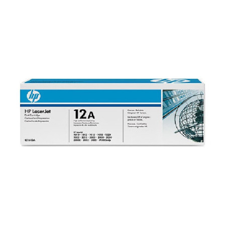 CARTOUCHE IMP. HP 12A LJ1010 NOIR 2000P.