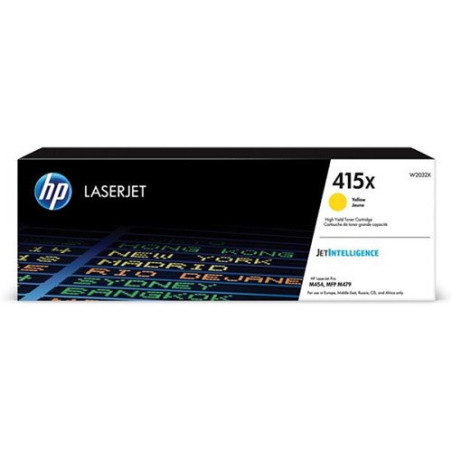 CARTOUCHE IMP. HP 415X LJ M454/M479 JAUNE 7500P.