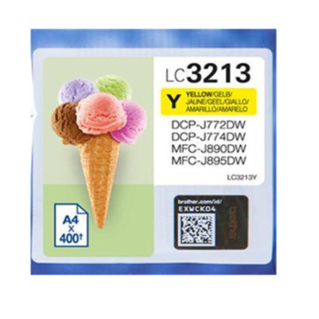 CARTOUCHE IMP. BROTHER MFC-J890DW JAUNE 400P.