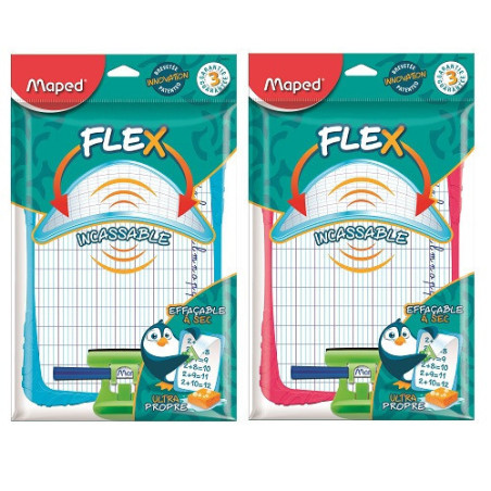 ARDOISE MAPED BLANC INCASSABLE + ACCESSOIRES