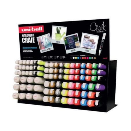 PRESENTOIR MARQUEUR UNI-BALL 96PCS