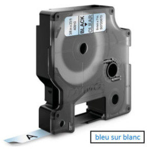 DYMO RUBAN D1 9MMX7M BLEU/BLANC (40914)