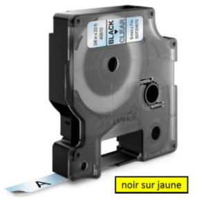 DYMO RUBAN D1 9MMX7M NOIR/JAUNE (40918)