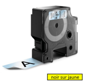 DYMO RUBAN D1 24MMX7M NOIR/JAUNE (53718)